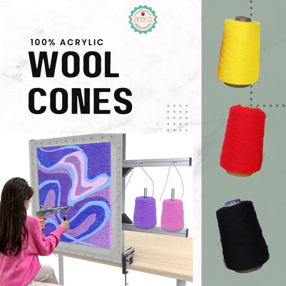 KATALOG - Benang Rajut Wool Aneka Cones / Wol / Siet Yarn / Tufting Rug / Karpet - Part 2