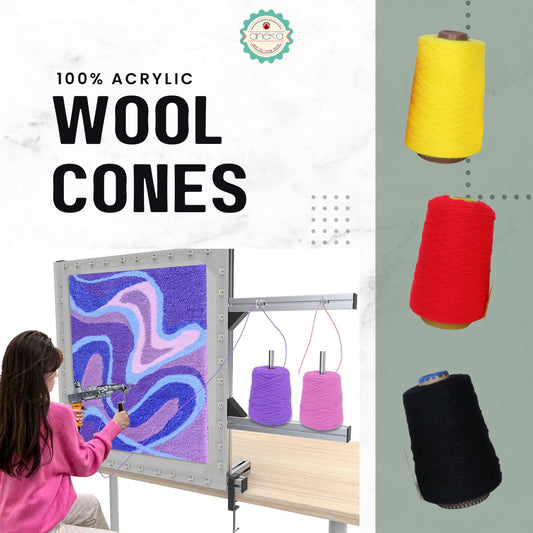 KATALOG - Benang Rajut Wool Aneka Cones / Wol / Siet Yarn / Tufting Rug / Karpet - Part 2