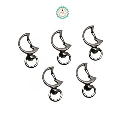 ANEKA - [5PCS] Kait Tas Bulan Sabit / Gantungan Kunci / Half Moon Bag Hook Trigger Clips Keychain Lobster Premium