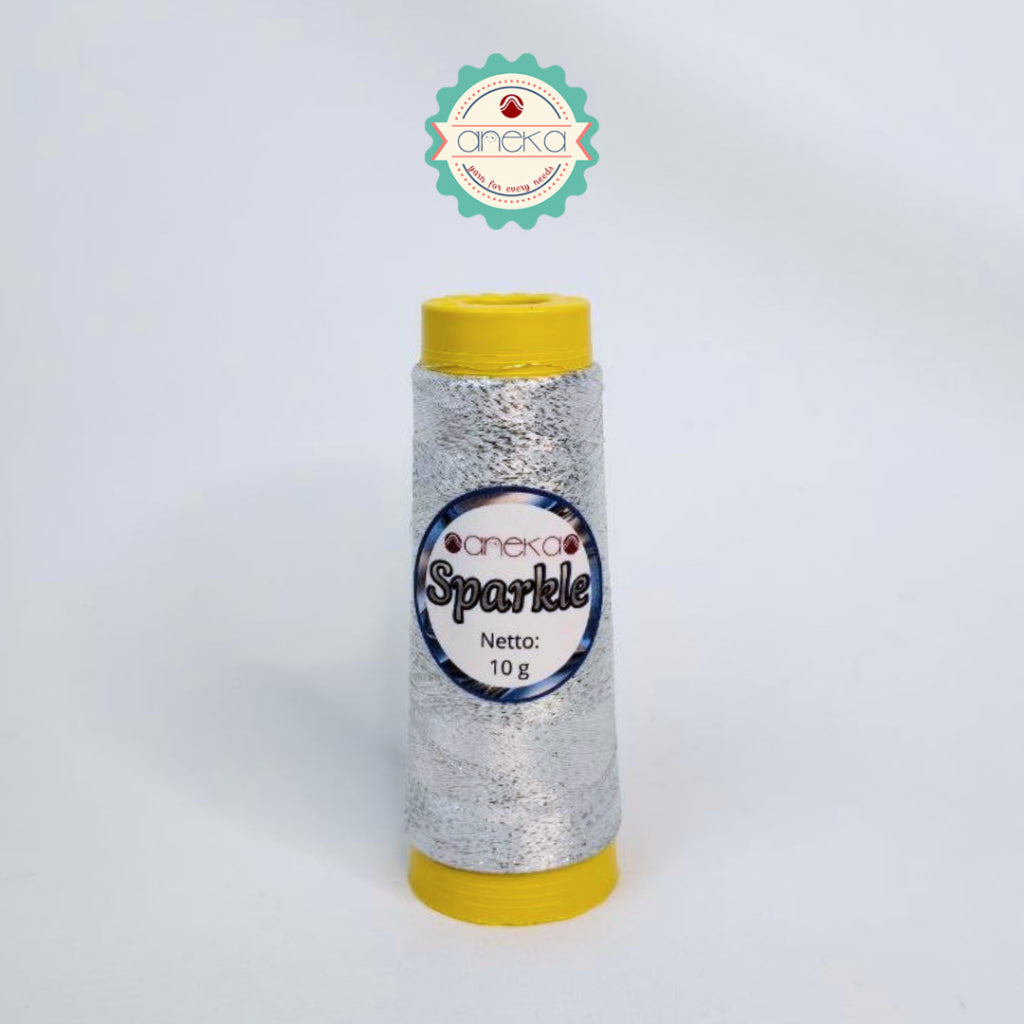 ANEKA - Benang Rajut Sparkle / Metalic Glossy Yarn for Crochet Knitting
