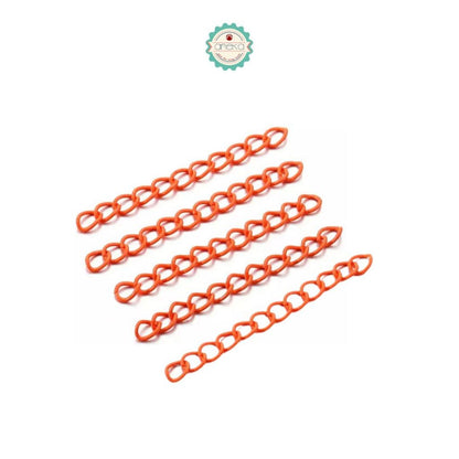 ANEKA - [5PCS] Rantai Konektor Warna 5cm /  Extended Extension Tail Chain Lobster Connector Jewelry