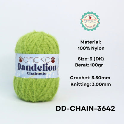 KATALOG - Benang Rajut Knitting Dandelion Chainette / Crochet Yarn Nylon / Nilon
