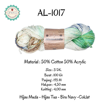 KATALOG - Benang Rajut Alamanda / Hand Dyed Yarn Cotton Yarn / Katun