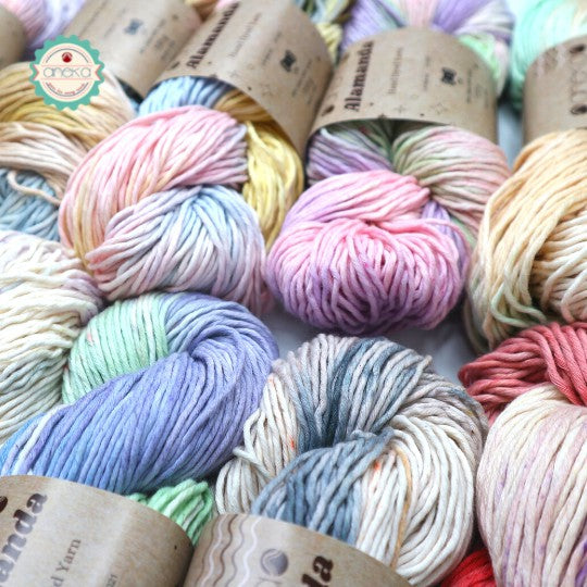 KATALOG - Benang Rajut Alamanda / Hand Dyed Yarn Cotton Yarn / Katun