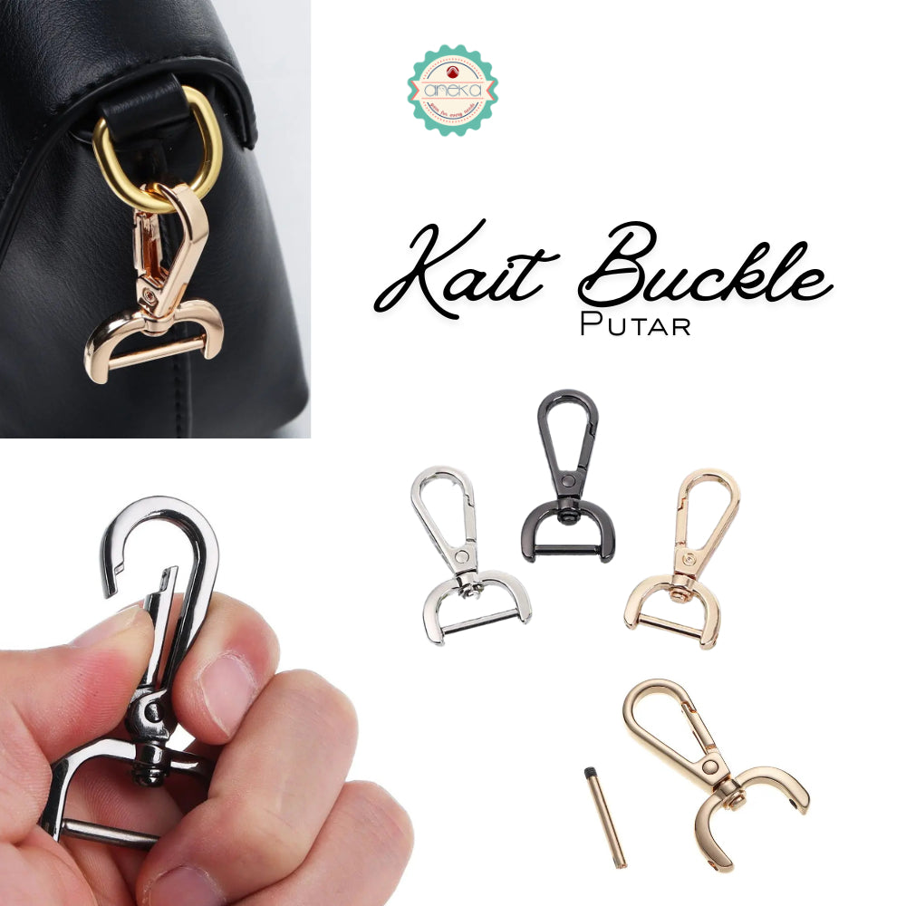 ANEKA - [2PCS] Kait Tas Lobster Buckle / Clasp Carabiner Snap Hook DIY Keychain / Bag Hardware Part Accessories