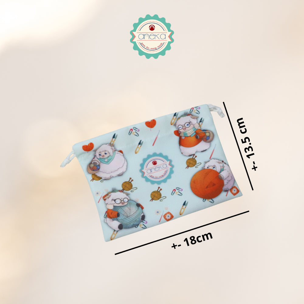 ANEKA - Pouch Serut / Tas kecil / Travel Bag / Pouch Makeup Merchandise