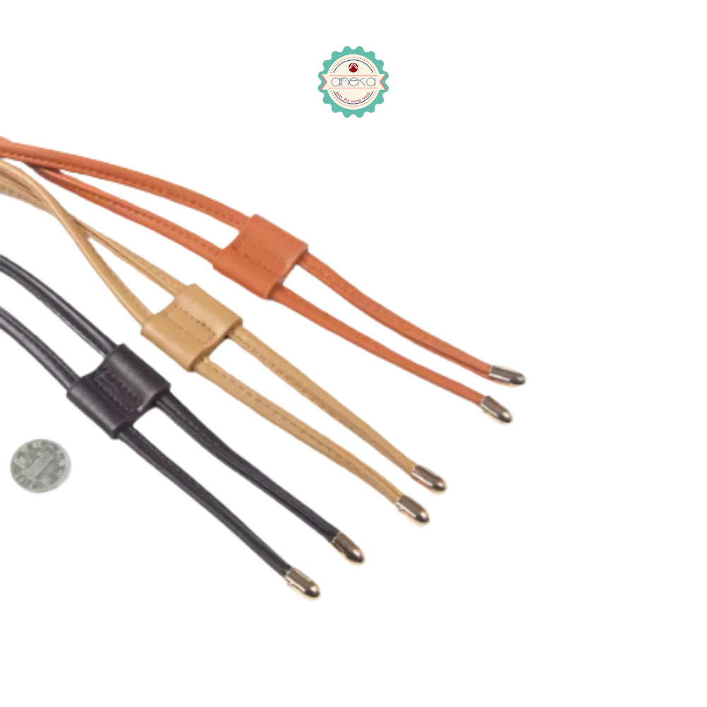 KATALOG - Tali Tas Serut Kulit Sintetis / Women Bucket Bag Drawstring Detachable PU Leather Bag Strap DIY Replacement