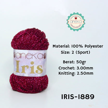 KATALOG - Benang Rajut Iris Glitter / Crochet Knitting Yarn