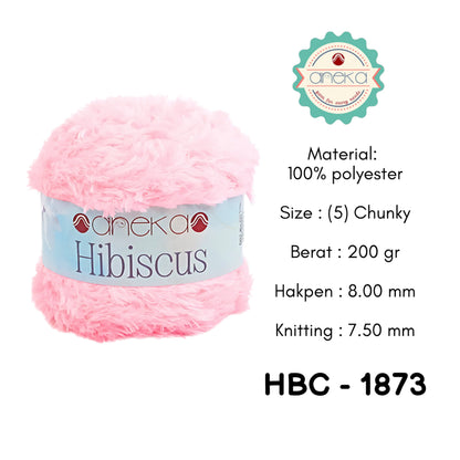 KATALOG - Benang Rajut Hibiscus / Eyelash Coral Mink Feather Crochet Knitting Yarn