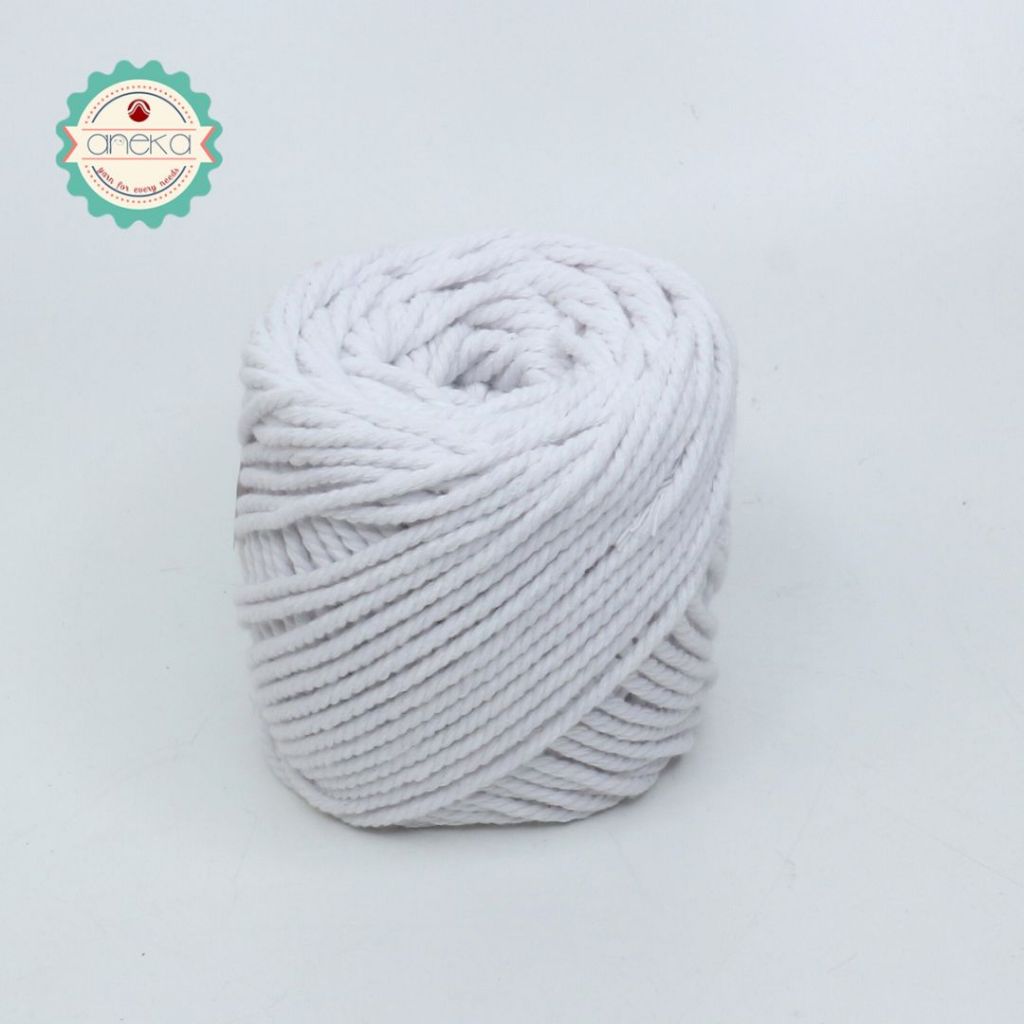 KATALOG - [100gr - 2mm] Benang Tali Katun Makrame Warna / Macrame Cotton Rope