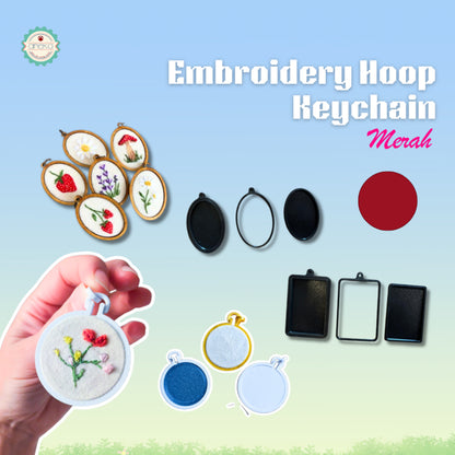 KATALOG - [TANPA KAIN] 3D Print Peralatan Menyulam Pemidangan Kecil / Embroidery Hoop