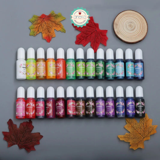 KATALOG - [10 ml] Pewarna Cair Pigmen Resin / Crystal Clear Dye / Bening