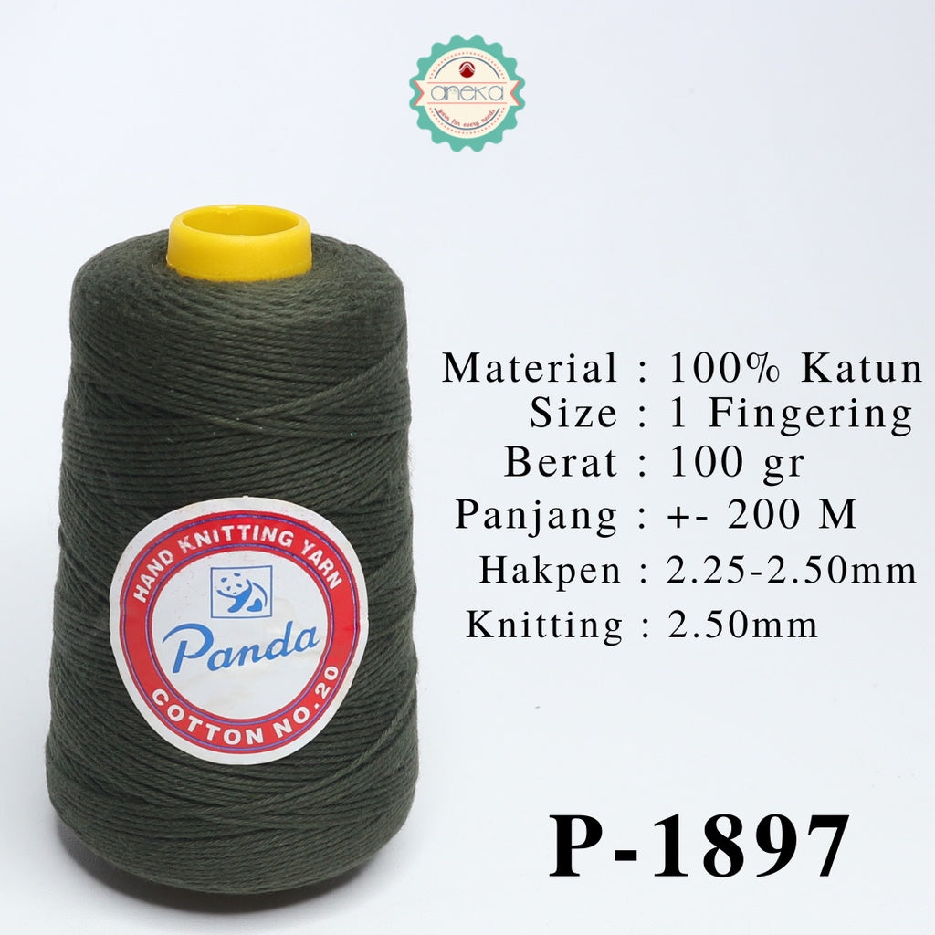 KATALOG - Benang Rajut Katun Panda / Cotton Yarn 1