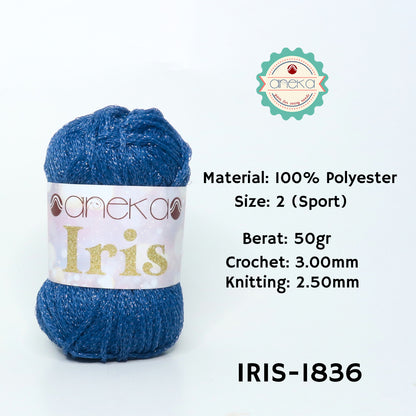 KATALOG - Benang Rajut Iris Glitter / Crochet Knitting Yarn