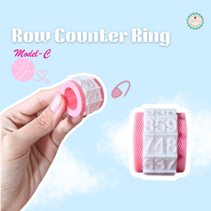 ANEKA -  3D Print Peralatan Rajut Row Counter Pastel