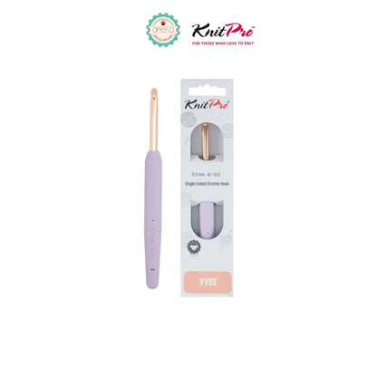 KNITPRO - Vybe Single Ended Crochet Hooks / Alat Rajut Hakpen