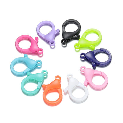 ANEKA -  [4PCS] Lobster Clasp Plastik Pengait Gantungan Kunci Keychain 25mm