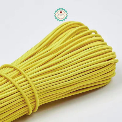 KATALOG - [+-10m / 50gr] Tali String 2.5mm Elastis Warna /  Braided Elastic Cord / Beading Threads Stretch String / DIY Craft Sewing Accessories