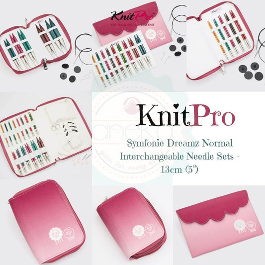 KnitPro - Symfonie Dreamz Normal Interchangeable Knitting Needle Sets - 13cm (5”)
