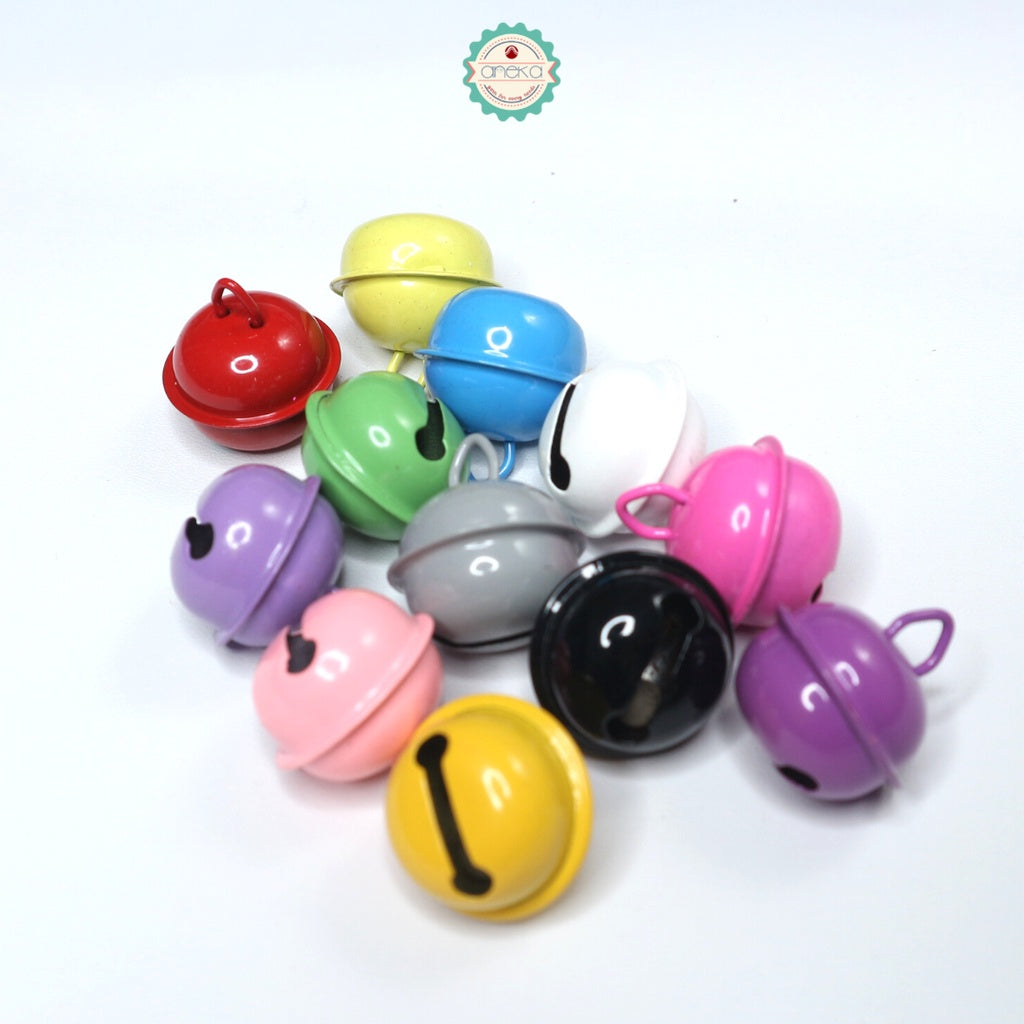 ANEKA - [5PCS] Lonceng UFO Warna / Lonceng Kuningan / Kerincingan / Kelintingan Warna Warni