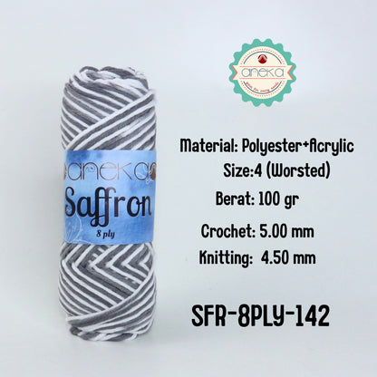 KATALOG - Benang Rajut Saffron 8 Ply / Crochet Knitting Yarn - Part 3