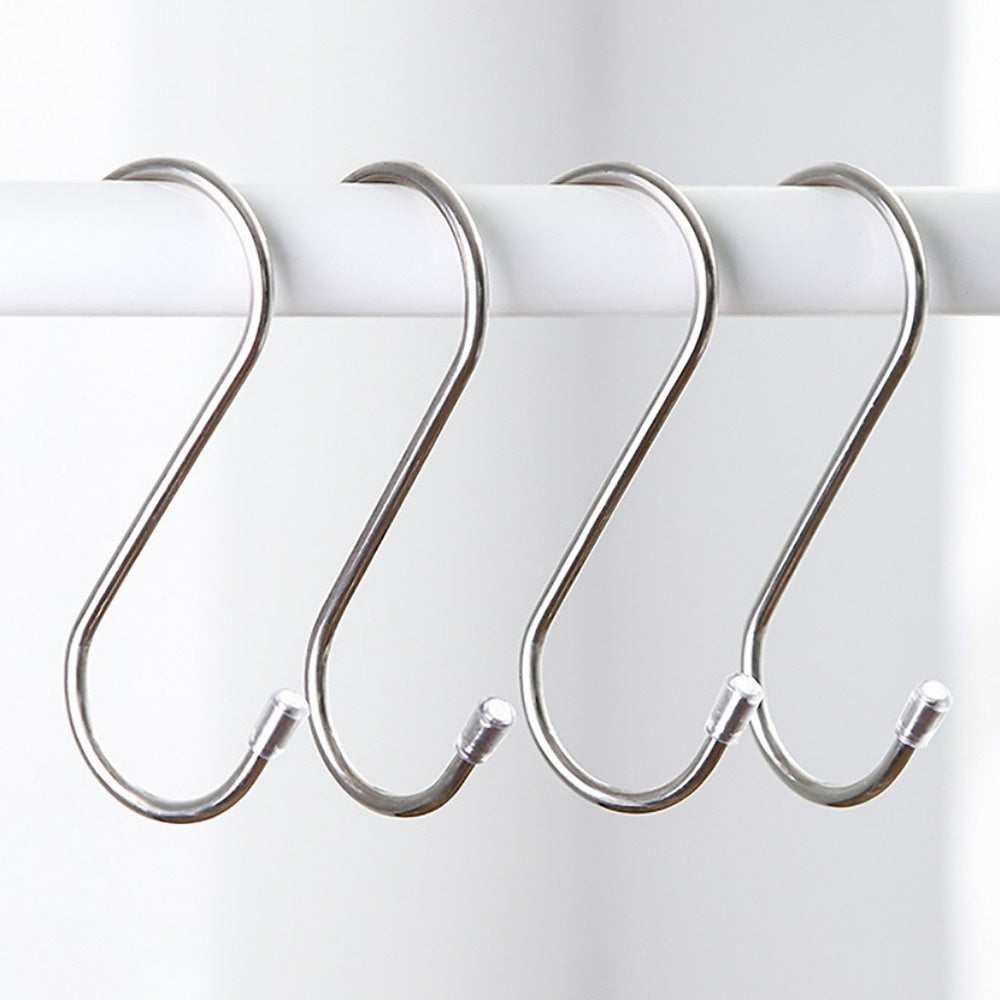 ANEKA - [5pcs] Gantungan Serbaguna Model S Stainless - Hook S Model Stainless