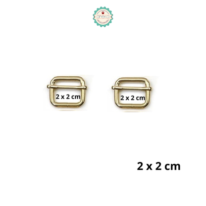 ANEKA - [2PCS] Rel Tas / Ring Jalan Kotak