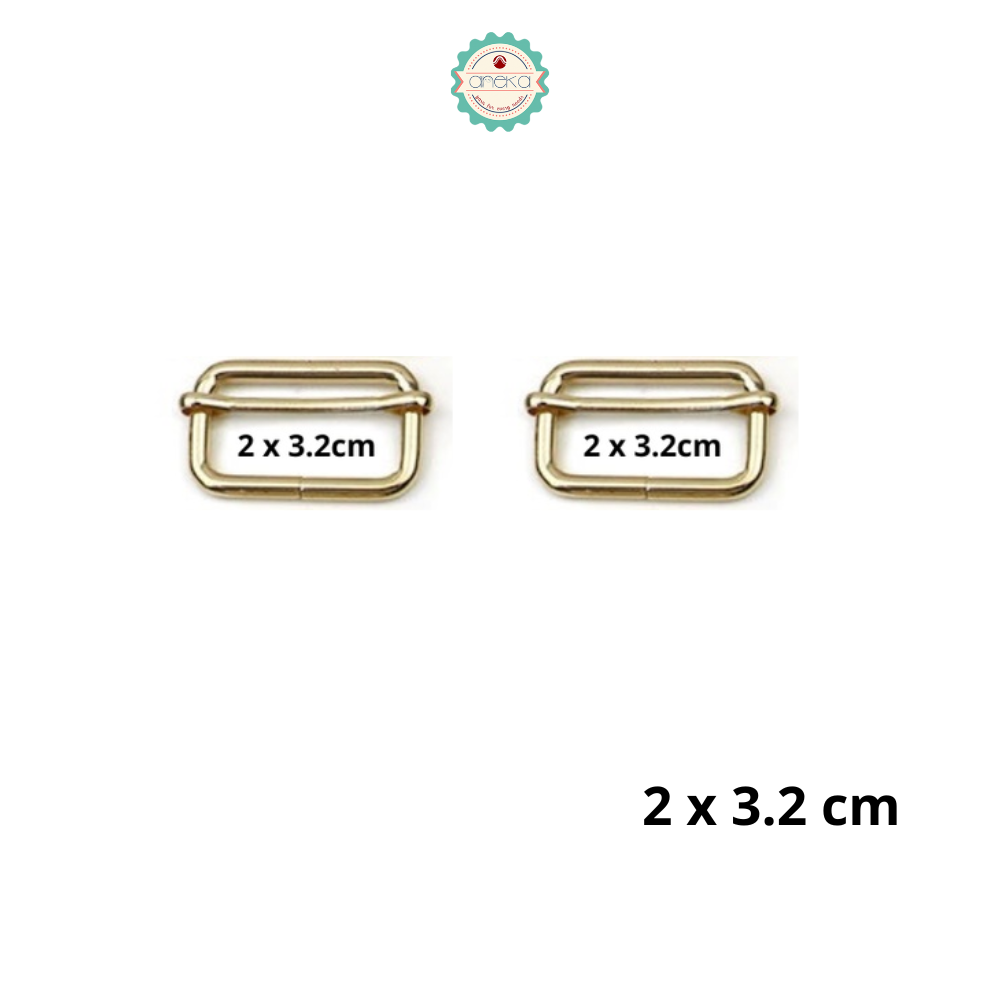 ANEKA - [2PCS] Rel Tas / Ring Jalan Kotak