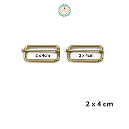 ANEKA - [2PCS] Rel Tas / Ring Jalan Kotak