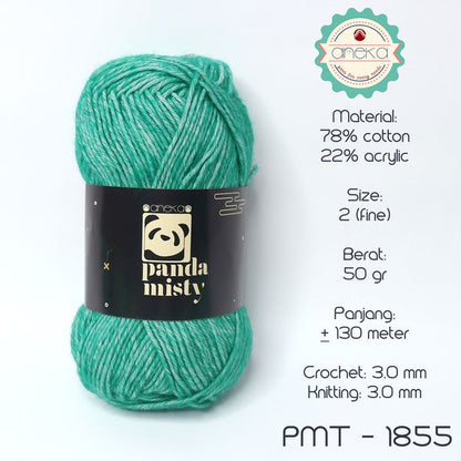 DIY Mist Flodable Bag Starter KIT / Complete Beginner Knitting Package Panda Misty / Hampers DIY Knitting Bag