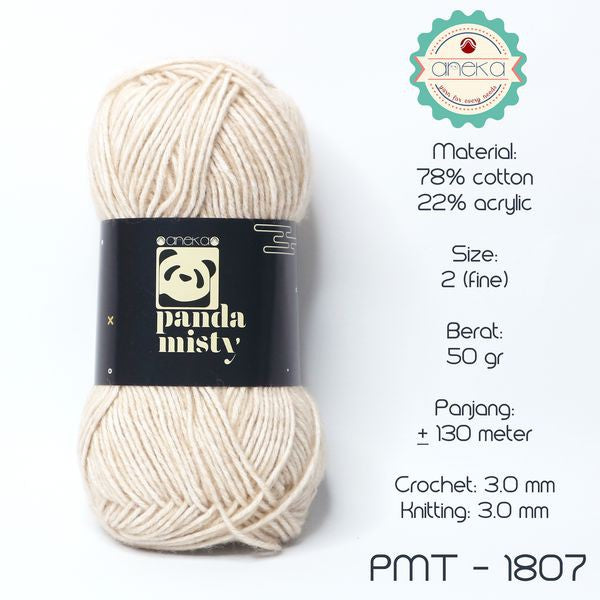 KATALOG - Benang Rajut Katun Panda Misty / Semprot Wol / Stonewashed Yarn - PART 2