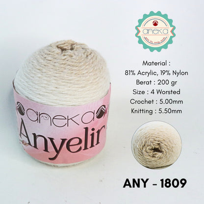 KATALOG - Benang Rajut Knitting Anyelir / Acryllic Nylon Yarn / Soft