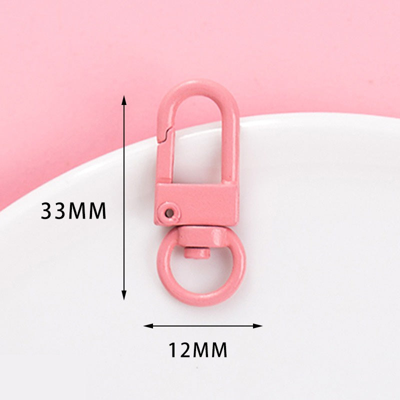 ANEKA - [4PCS] Kait Hook Gantungan Kunci Lobster Warna DIY / Pengait Tas