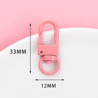 ANEKA - [4PCS] Kait Hook Gantungan Kunci Lobster Warna DIY / Pengait Tas