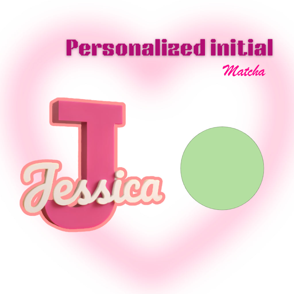 ANEKA - [PRE-ORDER] 3D Print Custom Hiasan Nama / Personalized Initial / Accessories Kamar Meja Lucu