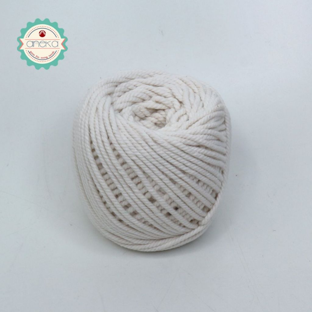 KATALOG - [100gr - 2mm] Benang Tali Katun Makrame Warna / Macrame Cotton Rope