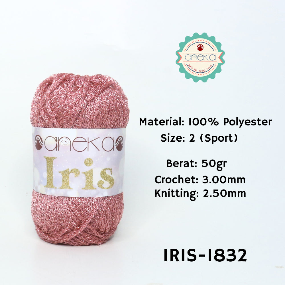 KATALOG - Benang Rajut Iris Glitter / Crochet Knitting Yarn