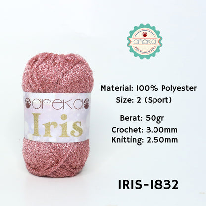 KATALOG - Benang Rajut Iris Glitter / Crochet Knitting Yarn