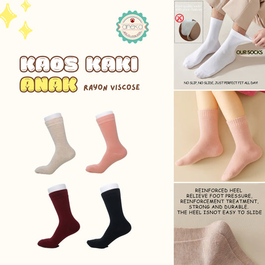 KATALOG - Kaos Kaki Anak Premium Rayon Viscose / Best Quality Sock
