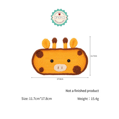ANEKA - Kit Rajut Wadah Kaca Mata Bentuk Karakter Hewan / Glasses Holder Crochet Kit DIY / Pemula / Alat Rajut Set