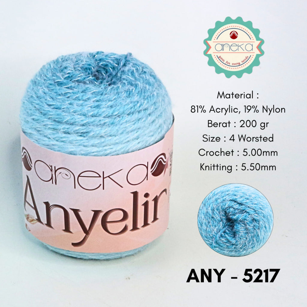 KATALOG - Benang Rajut Knitting Anyelir / Acryllic Nylon Yarn / Soft