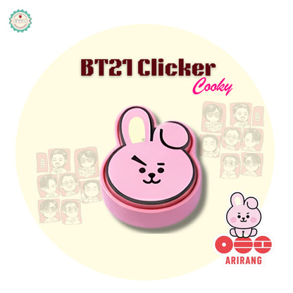 3D PRINT - BTS Fidget Clicker Karakter / Gantungan Kunci Arirang / Special Edition Character BT21 / Keychain / Photo Card Holder /