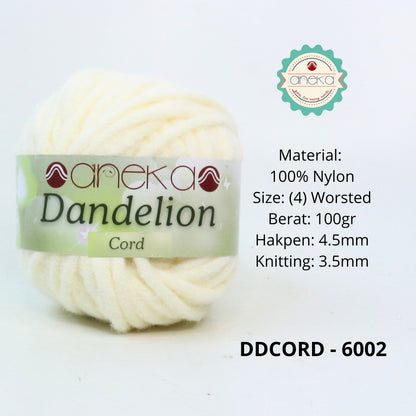 KATALOG - Benang Rajut Dandelion Cord / Crochet Knitting Cord Yarn