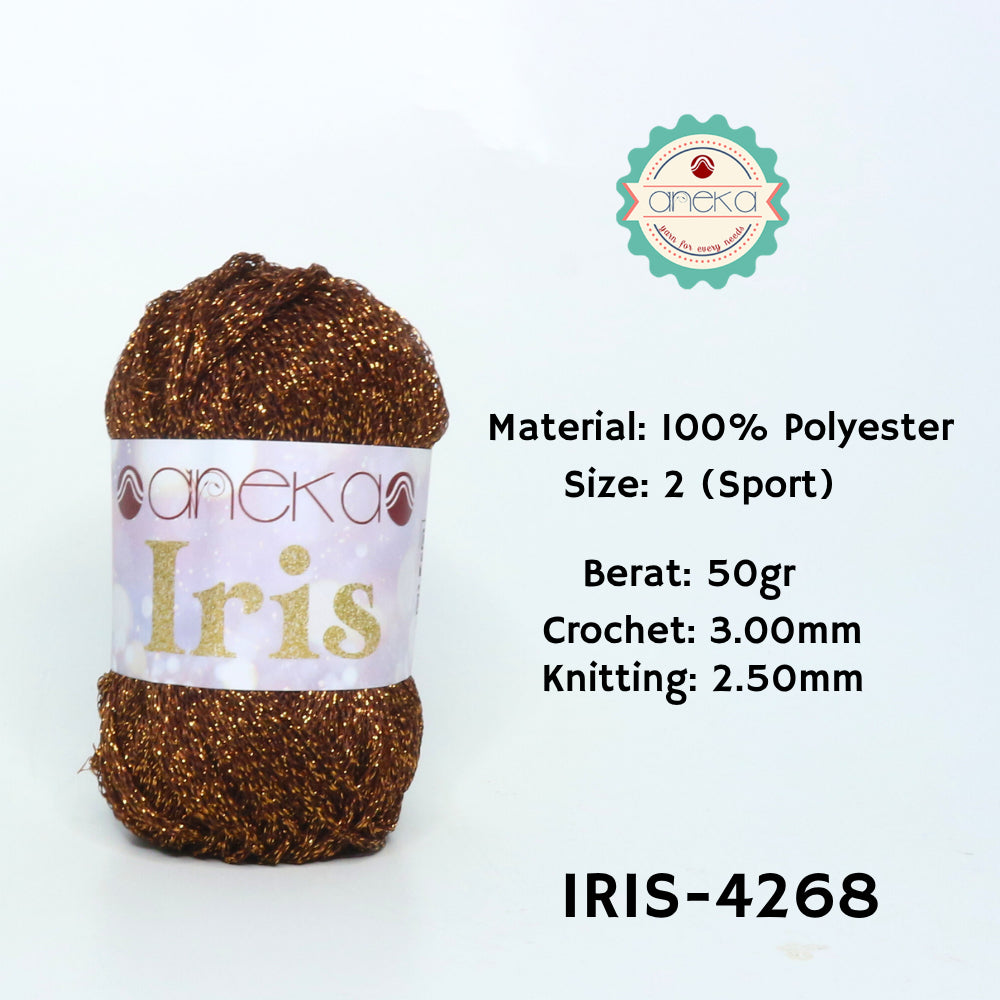 KATALOG - Benang Rajut Iris Glitter / Crochet Knitting Yarn