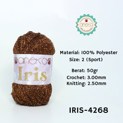 KATALOG - Benang Rajut Iris Glitter / Crochet Knitting Yarn