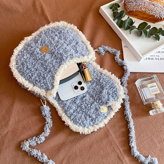 Canvas Shaped Plastic Shell Bag / DIY Shell Bag - NO THREAD!