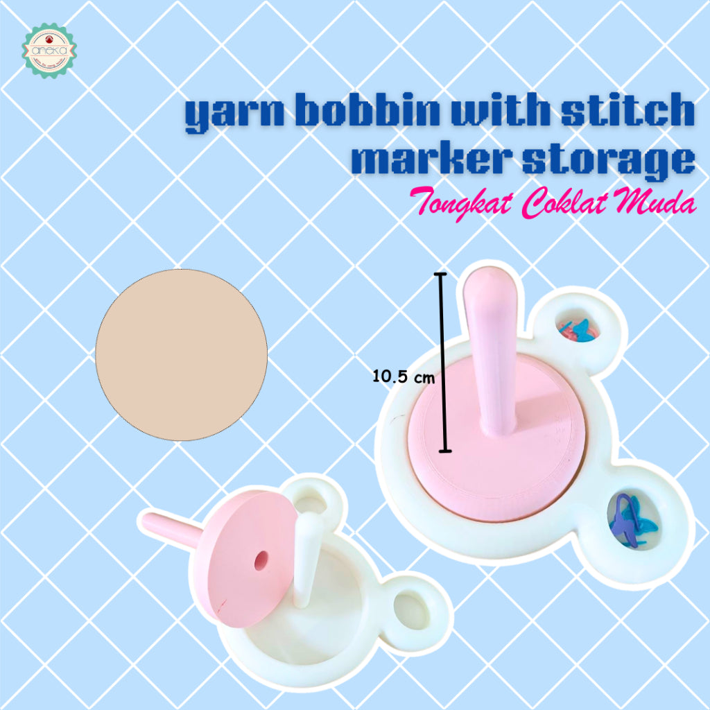 ANEKA - [PREORDER] 3D Print Yarn Spinner Storage Mickey / Alat Rajut Knitting