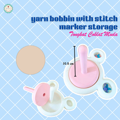 ANEKA - [PREORDER] 3D Print Yarn Spinner Storage Mickey / Alat Rajut Knitting