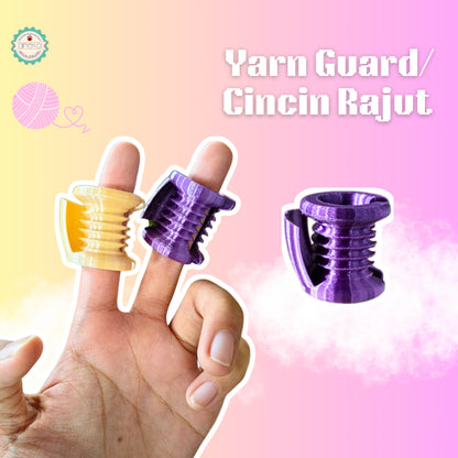 ANEKA - 3D Print Peralatan Rajut Cincin Rajut / Yarn Guard for Crochet