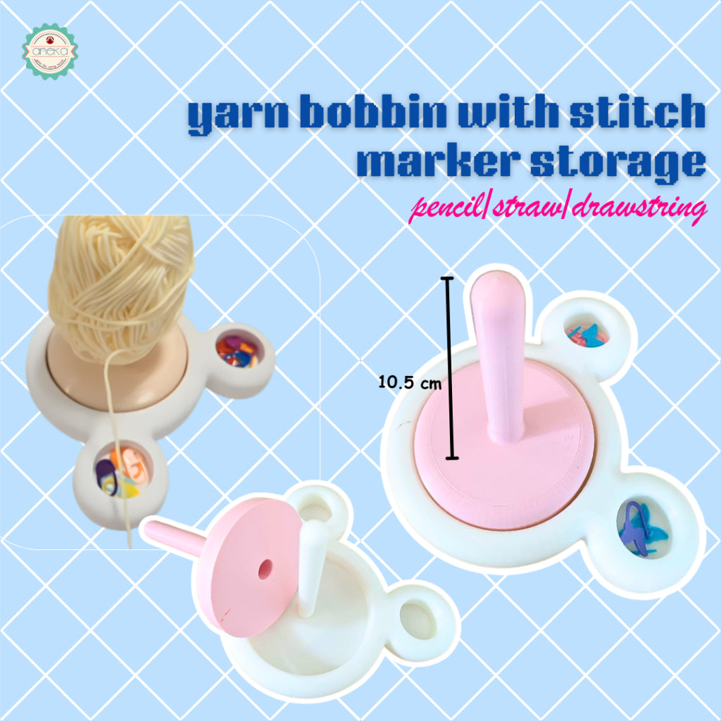 ANEKA - [PREORDER] 3D Print Yarn Spinner Storage Mickey / Alat Rajut Knitting